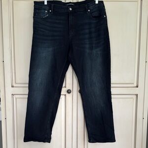 Calvin Klein Dark Blue Straight Jeans Size 40 x 30
